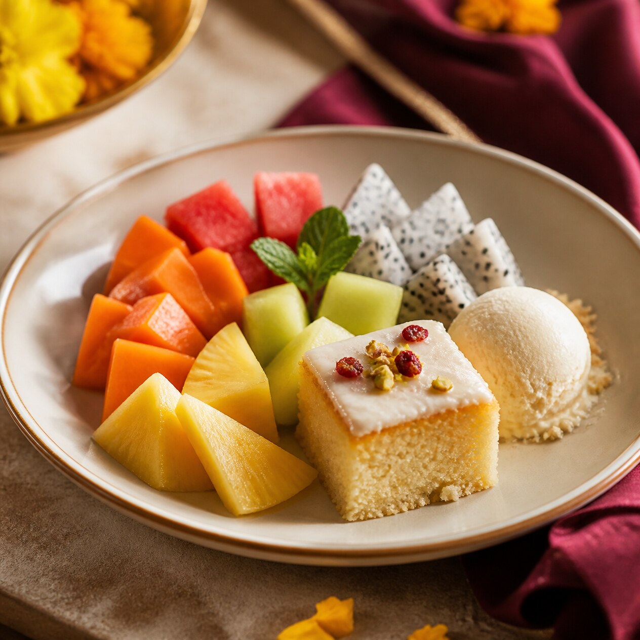 Fruit Dessert Combo